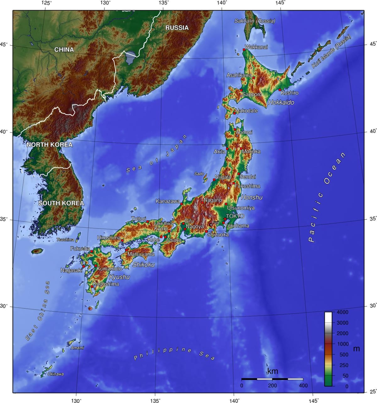 Japonia mapa forum