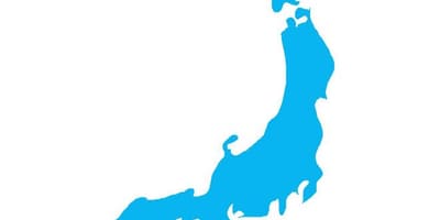 Japonia mapa wektor