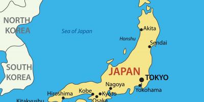 Lokalizacja na mapie Japonii