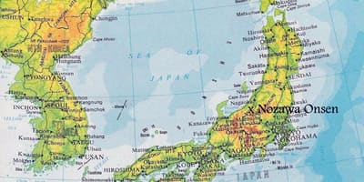 Wysokość mapa Japonii
